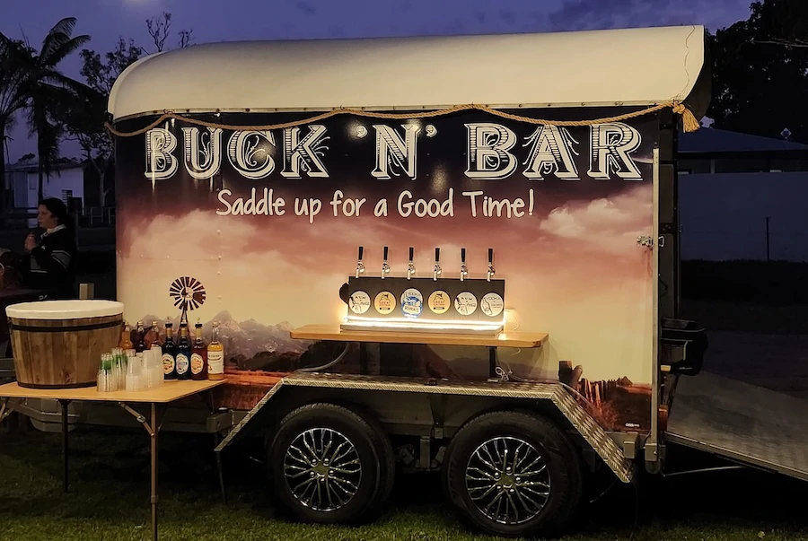 buck n bar townsville mobile keg service