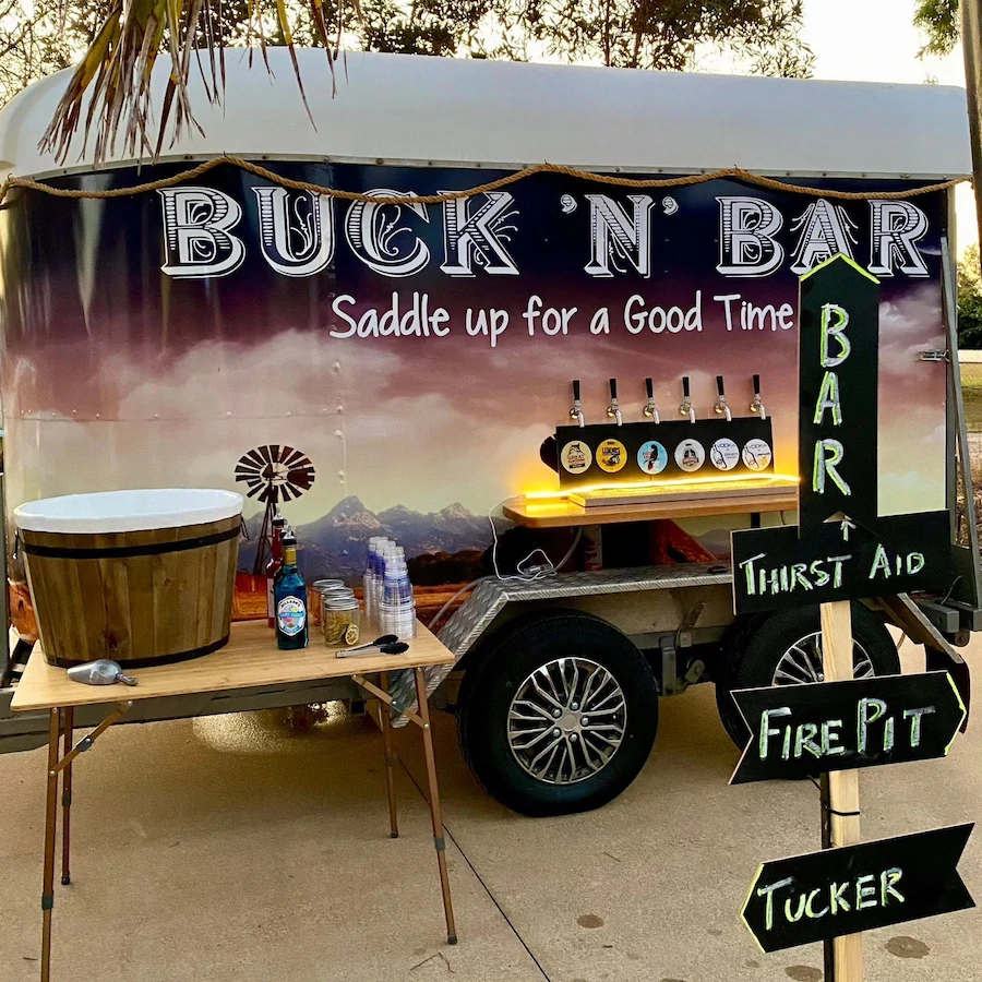 mobile bar cart townsville